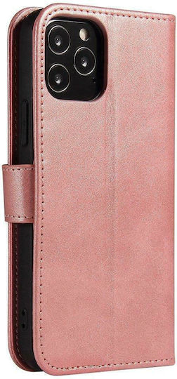 Hurtel Book Δερματίνης Ροζ (Huawei P40 Lite 5G)