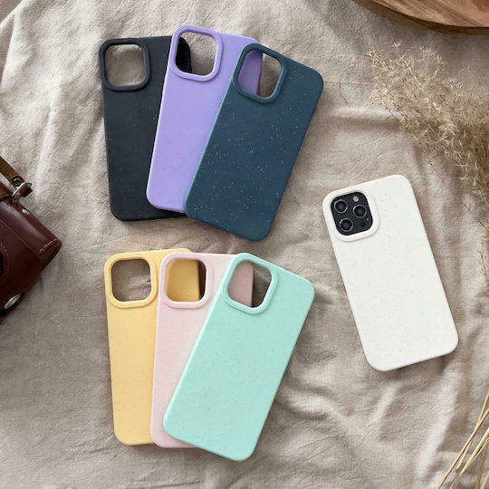 Hurtel Eco Umschlag Rückseite Kunststoff 2mm Gelb (iPhone 11 Pro)
