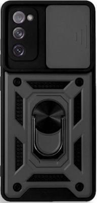 Bodycell Armor Slide Back Cover Πλαστικό Ανθεκτική Μαύρο (Galaxy S20 FE)