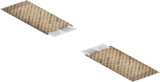 PaperQ Serviettenhülle Luxus 2F Braun 25x11cm 1000 cm Stück