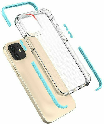 Hurtel Spring Armor Back Cover Σιλικόνης Ανθεκτική Μπλε (iPhone 12 mini)