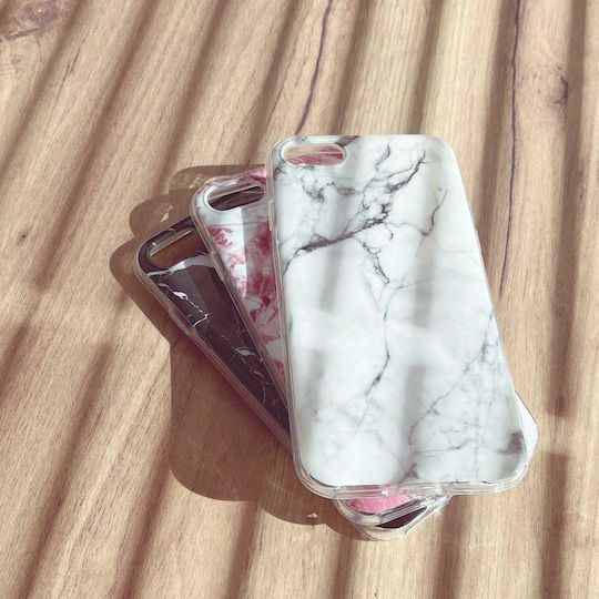 Wozinsky Marble Stone Back Cover Σιλικόνης Ροζ (Poco M3 / Redmi 9T)
