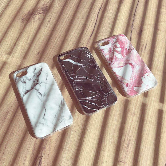 Wozinsky Marble Stone Back Cover Σιλικόνης Ροζ (Poco M3 / Redmi 9T)