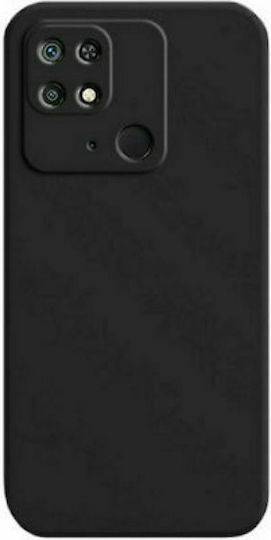 3MK Matt Umschlag Rückseite Silikon 1.2mm Schwarz (Redmi 10C)