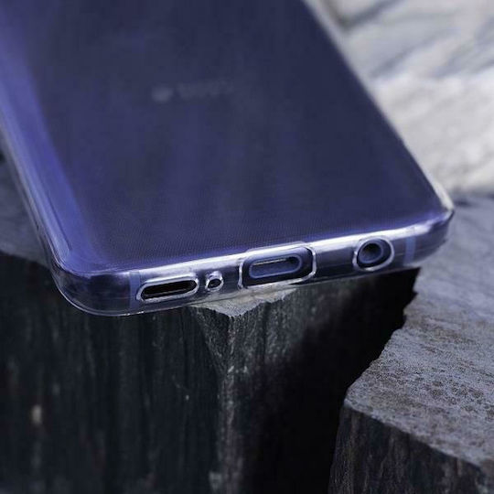 3MK Clear Back Cover Σιλικόνης 1.2mm Clear (Galaxy A40)