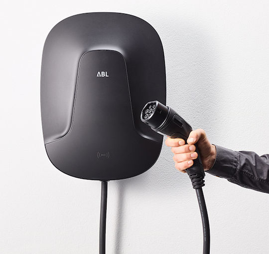 Abl-Sursum eMH2 Wandmontiert Einphasig Elektroauto-Ladestation 7.4kW mit Integriertes Kabel Typ 2 (2W7241)