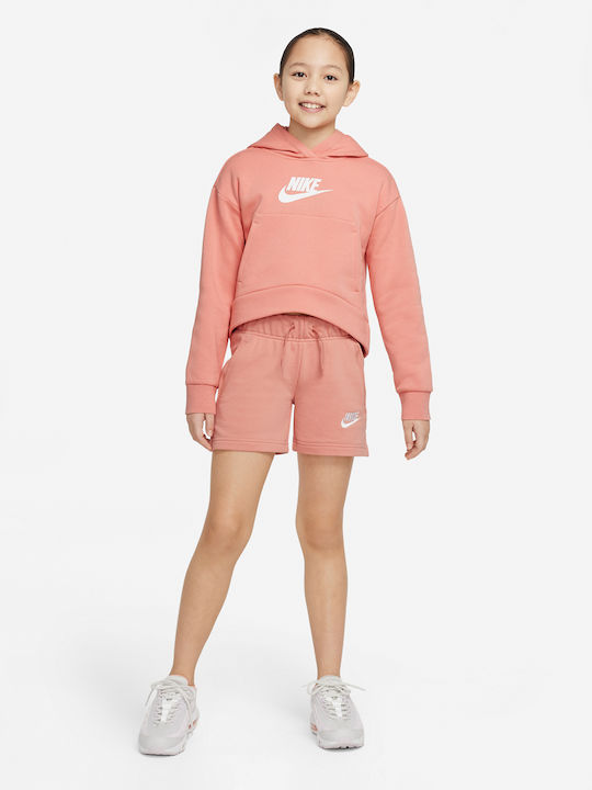 Αθλητικό Παιδικό Σορτς/Βερμούδα Sportswear Club Ροζ
