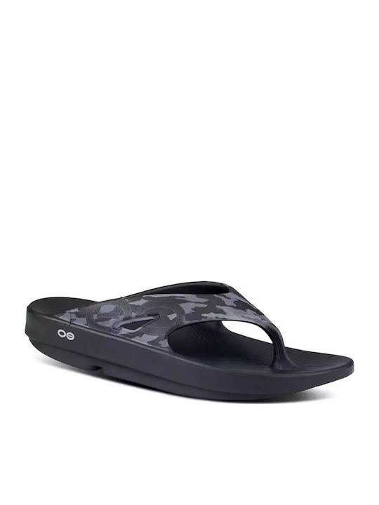 Ανδρικά Flip Flops Ανατομικά Black Camo