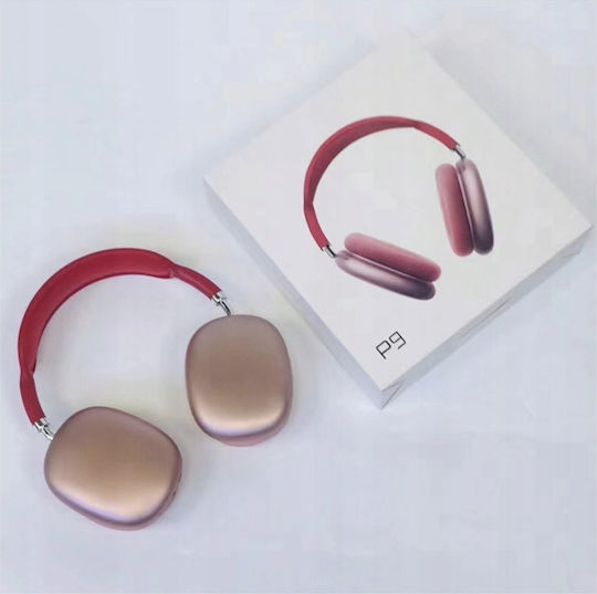 P9 Kabellose Bluetooth Über Ohr Kopfhörer mit 5 Stunden Betriebszeit Rosa