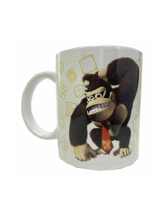 Nintendo Super Mario Bros Donkey Kong Mug Ceramic Multicolored 2pcs