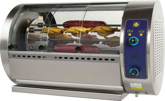 Sergas T30P Elektrische Hähnchen Rottisserie Grill 6kW mit Abmessungen 70x120x152cm