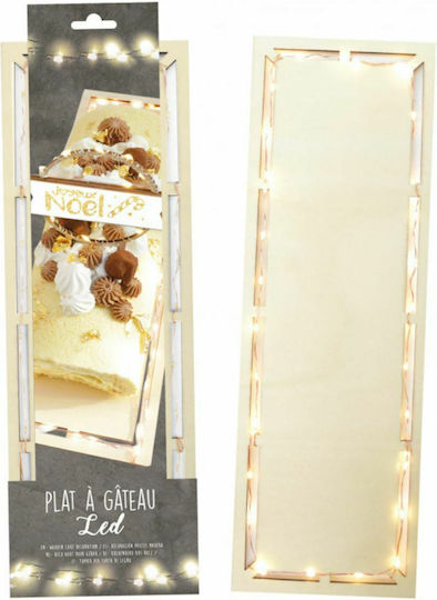 Scrap Cooking Βάση Τούρτας Ξύλινη 30x12cm APLSCC-4951