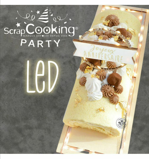 Scrap Cooking Βάση Τούρτας Ξύλινη 30x12cm APLSCC-4951