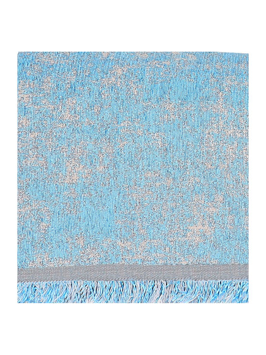 Mc Decor Zen Armchair Throw Chenille 180x180cm Turquoise