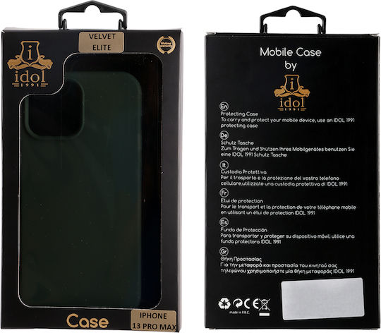 Idol 1991 Velvet Elite 4 Side Camera Guard Back Cover Σιλικόνης Πράσινο (iPhone 13 Pro Max)
