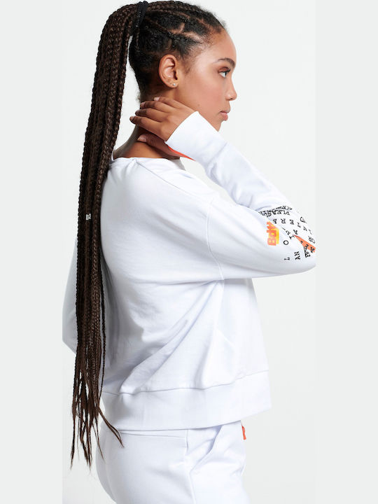 Long Women's Sweatshirt White