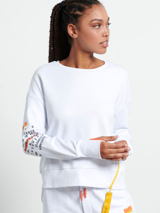 Long Women's Sweatshirt White