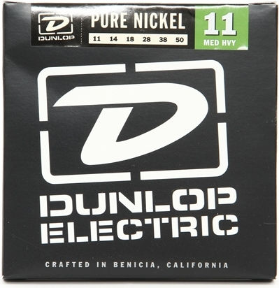Dunlop Pure Nickel Σετ Χορδών Pure Nickel Ηλεκτρικής Κιθάρας 11 - 50" Medium/Heavy