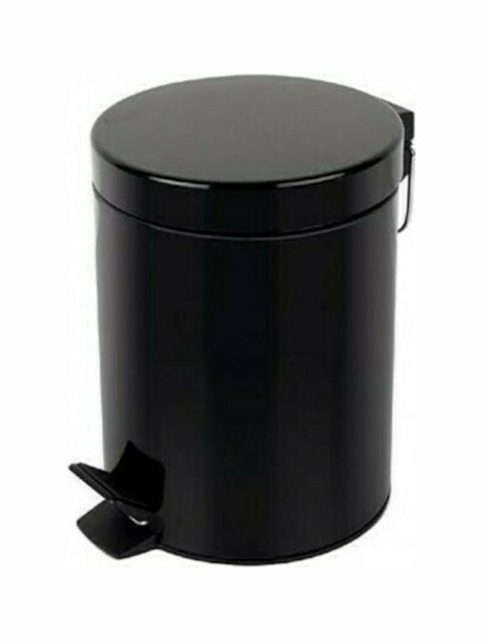 Interflex Metallic Bathroom Basket 5lt Black