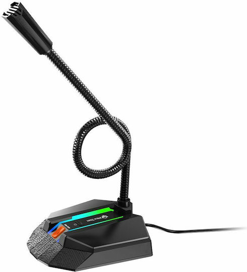 Meetion MT-MC15 Микрофон USB Gooseneck в Черен Цвят