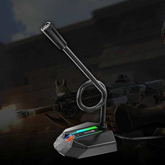 Meetion MT-MC15 Микрофон USB Gooseneck в Черен Цвят