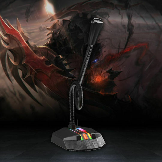 Meetion MT-MC15 Микрофон USB Gooseneck в Черен Цвят
