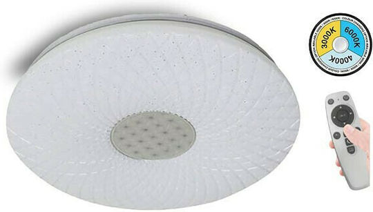 Vito Pearl Πλαφονιέρα 38εκ. LED με Τηλεχειριστήριο Vito Pearl Πλαφονιέρα 38εκ. LED με Τηλεχειριστήριο