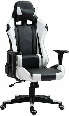 ArteLibre Navan Gaming Stuhl mit verstellbaren Armlehnen White / Black