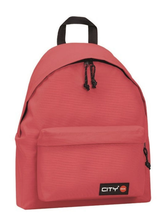 Lyc Sac City The Drop Girly Pink School Bag Backpack Junior High-High School in Pink color 24lt