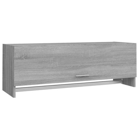 vidaXL Cabinet de baie L100xA32.5xÎ35cm Gri