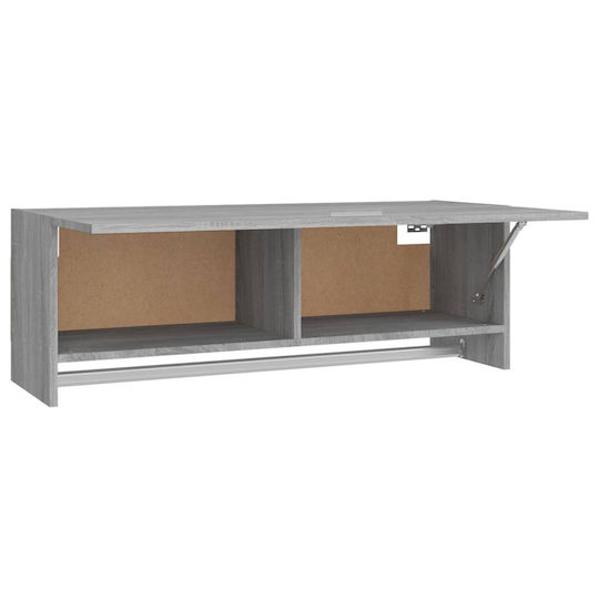 vidaXL Cabinet de baie L100xA32.5xÎ35cm Gri