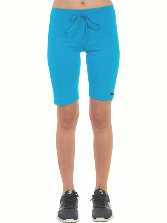 Damen Sportliche Bermuda Türkis