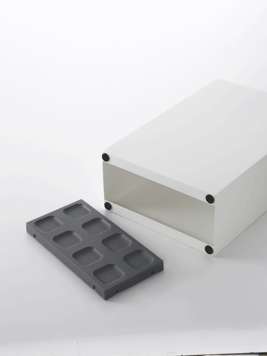 Yamazaki Regenschirmständer Metallisch Smart Wide White 23.5x12x36cm 1Stück