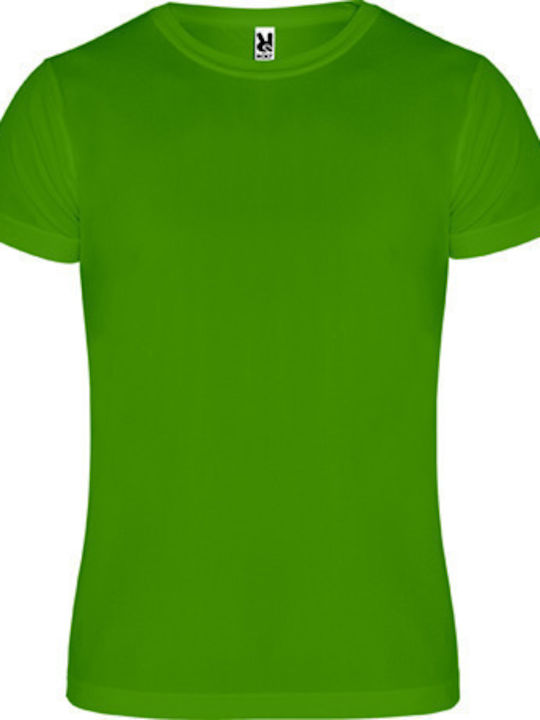 Roly Camimera Ανδρικό Διαφημιστικό T-shirt Κοντομάνικο σε Πράσινο Χρώμα