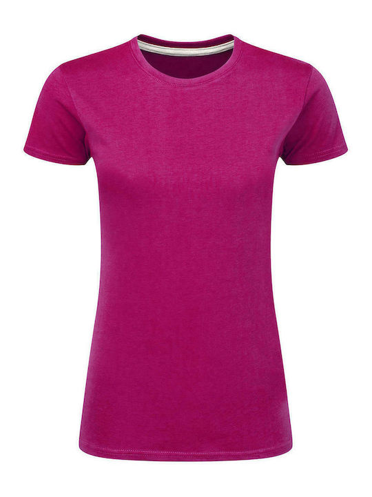 SG SGTee Women's Short Sleeve Promotional T-Shirt Dark Pink