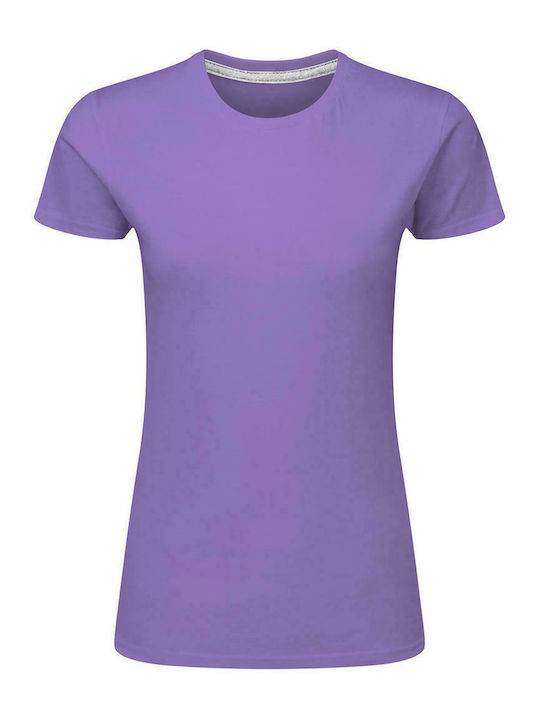 SG SGTee Γυναικείο Διαφημιστικό T-shirt Κοντομάνικο Aster Purple