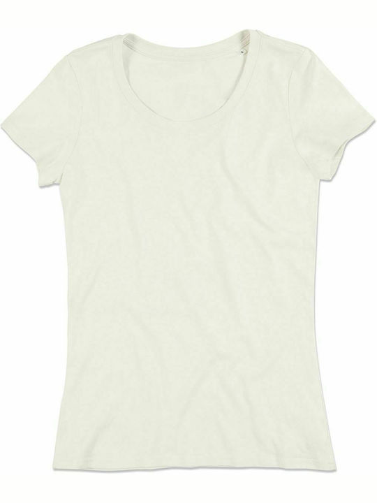 Stedman Janet Γυναικείο Διαφημιστικό T-shirt Κοντομάνικο Winter White