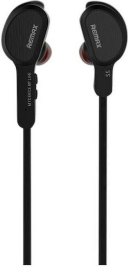 Remax RS-S5 In ear Bluetooth хендсфри Слушалки с Устойчивост на Пот Черен