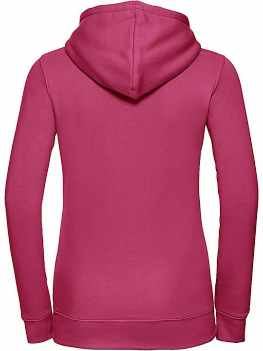 Russell Europe Werbe-Hoodie in Fuchsie Farbe