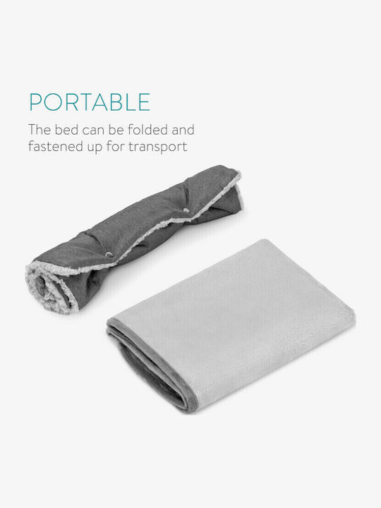 Navaris Blanket Dog Gray 115x87cm