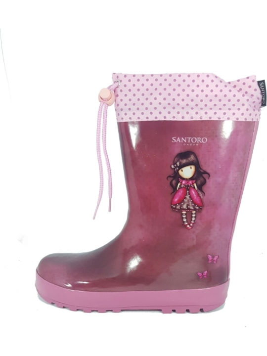 Santoro Kids Wellies Pink