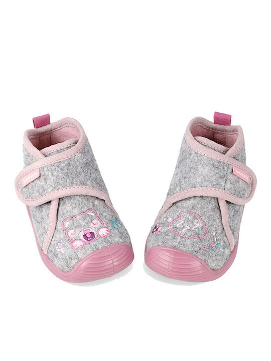 Kinderhausschuhe Stiefel Gray