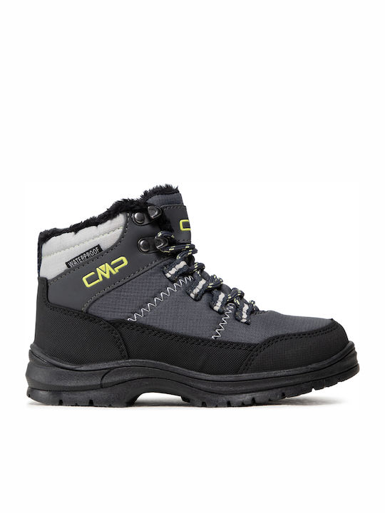 Kids Waterproof Hiking Boots Annuuk Gray