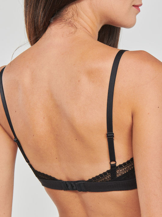 Sloggi Go Ribbed Women's Bralette Bra Black