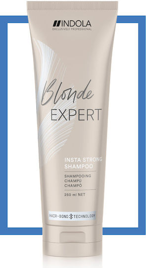 Indola Blonde Expert Insta Cool Шампоан Натрупване На Маса И Запазване На Цвета За Оцветена Коса 250мл