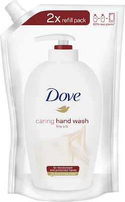 Dove Fine Silk Cream Wash Refill Cream Soap 500ml