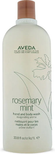 Aveda Rosemary Mint Hand And Body Wash Creamy Bubble Bath with Aloe Vera and Eucalyptus Scent 1000ml