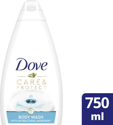 Dove Care & Protect Cremiges Schaumbad (1x750ml) 750ml