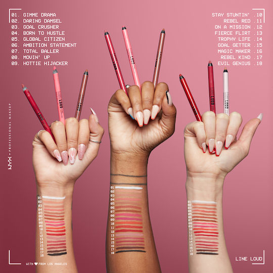 NYX Professional Makeup Line Loud Lip Pencil Lip Liner 16 Magic Maker