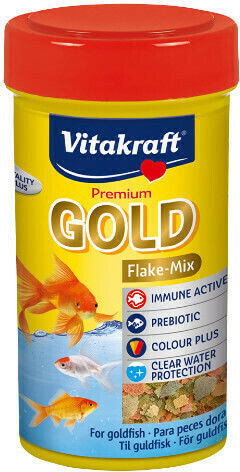 Vitakraft Mix Fischfutter für Fische mit Spirulina 100ml 15g